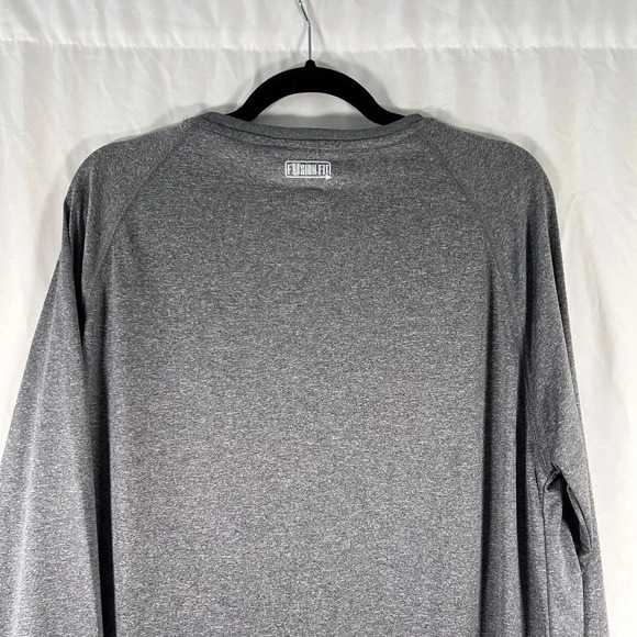 Missouri Tigers Shirt Men's Large Grey Long Sleeve Crew Neck Pullover - Picture 8 of 10